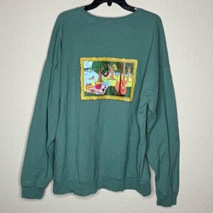 Chamberlain Coffee Graphic Long Sleeve Shirt Size XXL